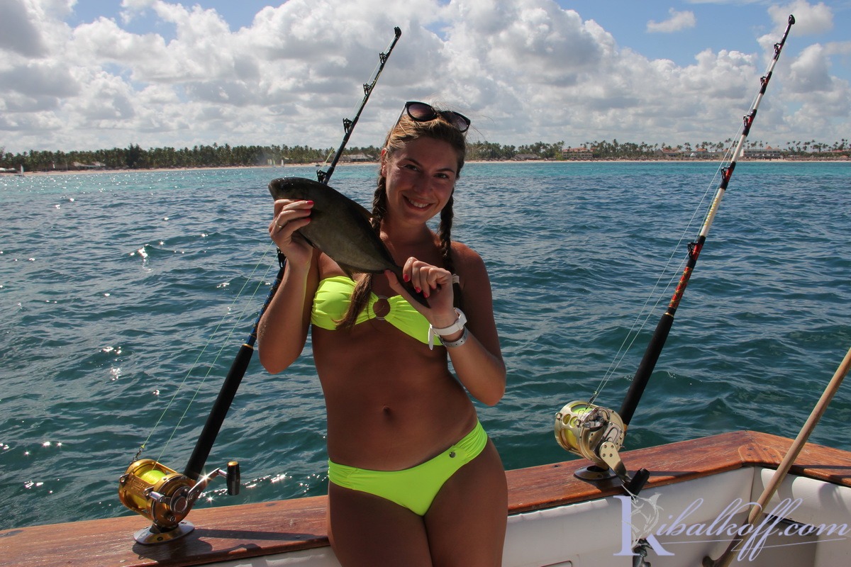 женщины на рыбалке в доминикане